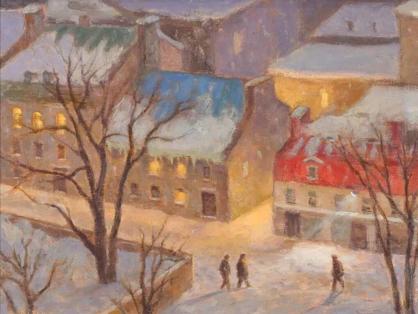 Antoine Bittar (1957) - Evening Haze (Old Quebec); 2014