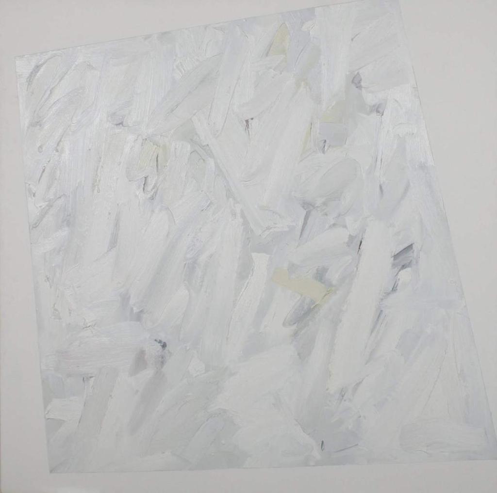 Robert Van der May (1943-2015) - Untitled-White Abstract