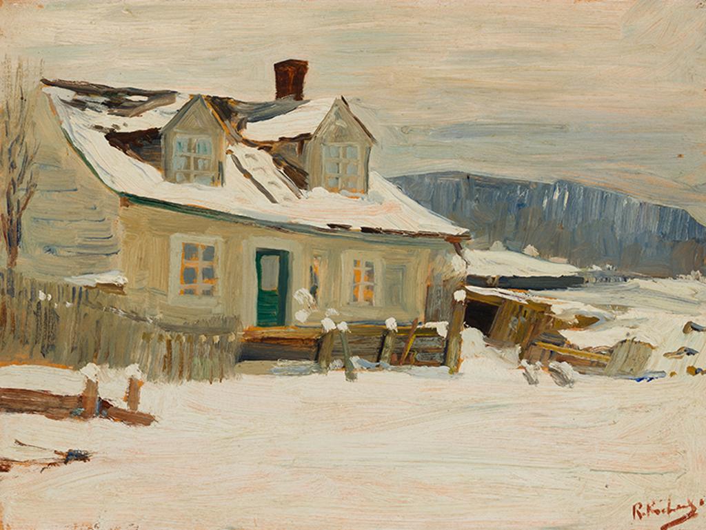 René Jean Richard (1895-1982) - House in Winter, Baie St-Paul
