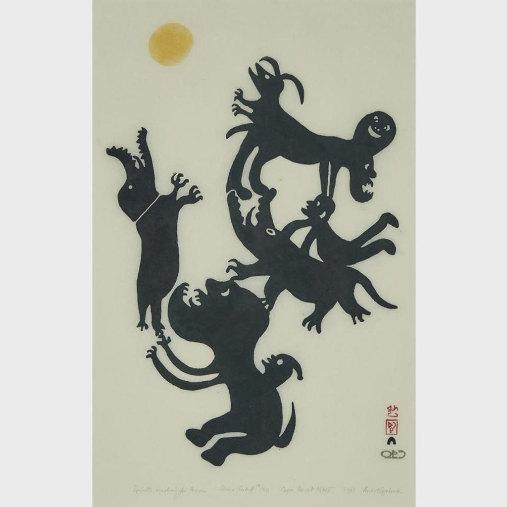 Angotigolu Teevee (1910-1967) - Spirits Reaching For The Moon