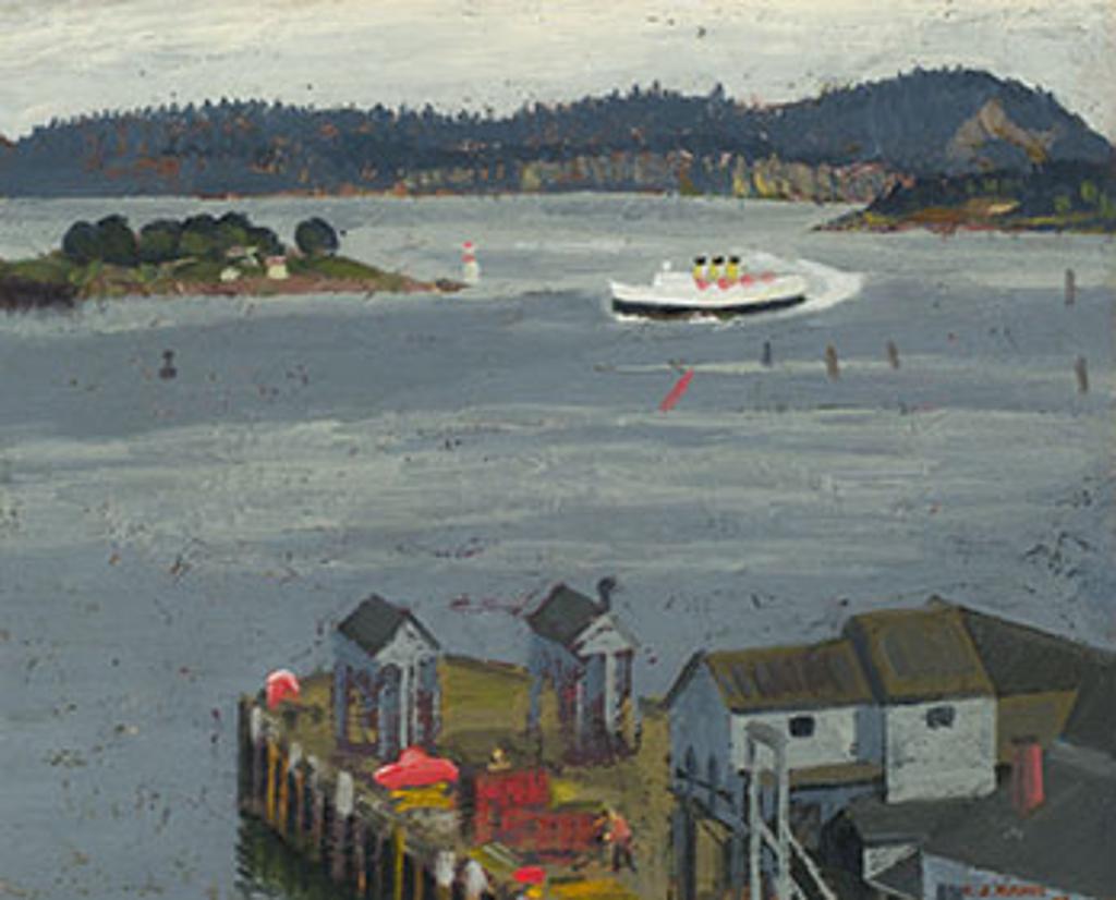 Edward John (E. J.) Hughes (1913-2007) - Entrance to Nanaimo Harbour