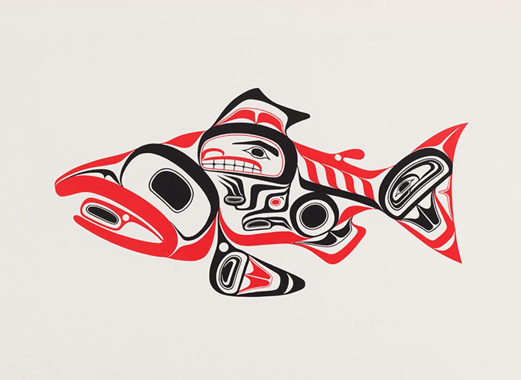 William Ronald (Bill) Reid (1920-1998) - Haida Dog Salmon - Skaagi