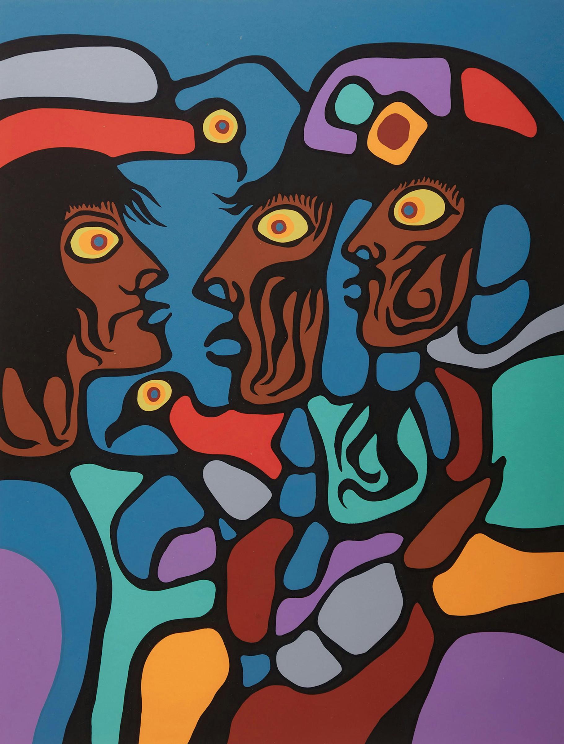 Norval H. Morrisseau (1931-2007) - This Is The Way It Is (from the Shaman Vision Series One)