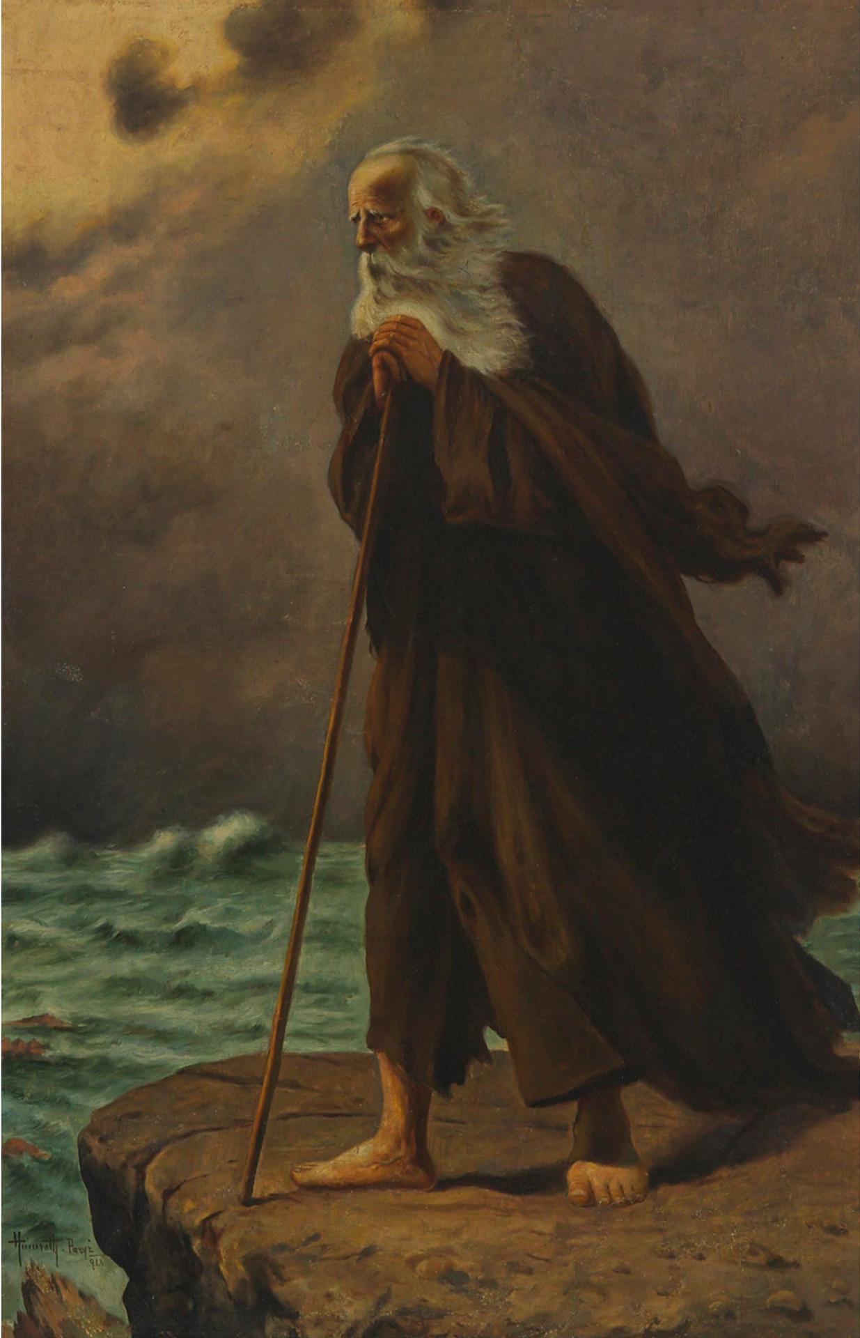 Karol Heimroth (1860-1930) - Moses At The Red Sea, 1913
