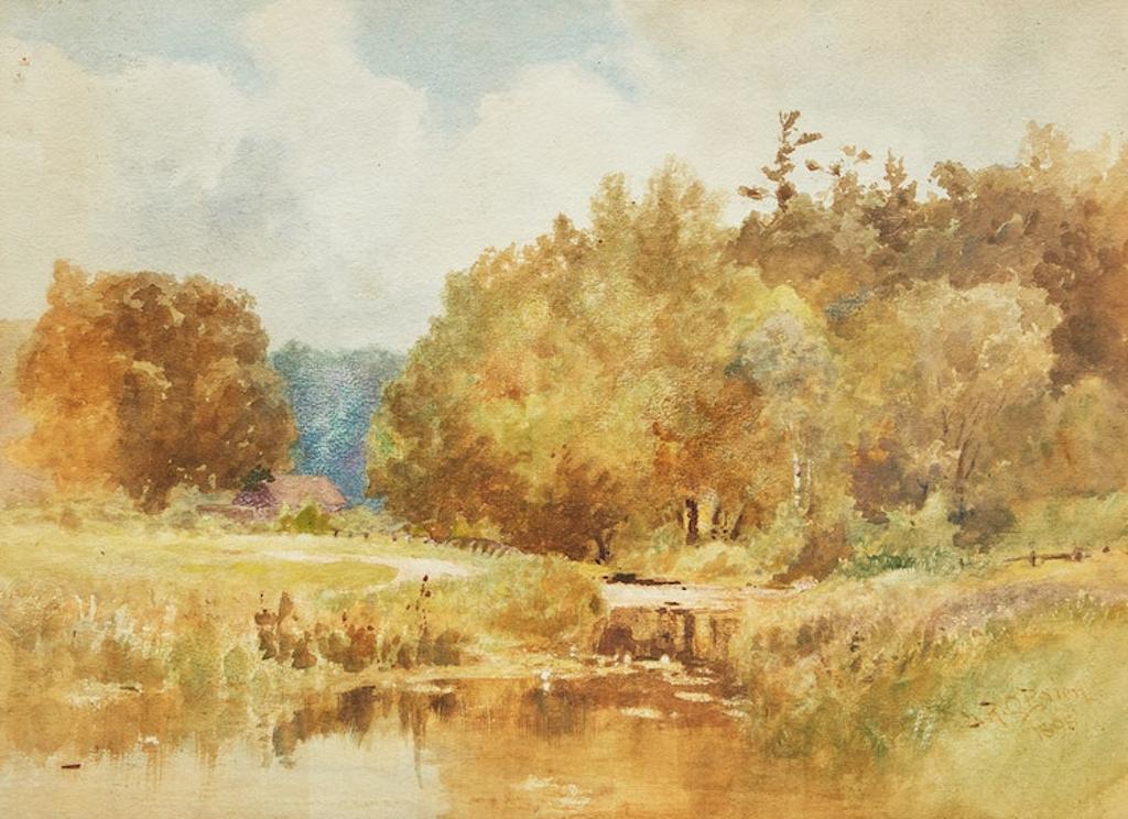 Lucius Richard O'Brien (1832-1899) - Landscape with Creek