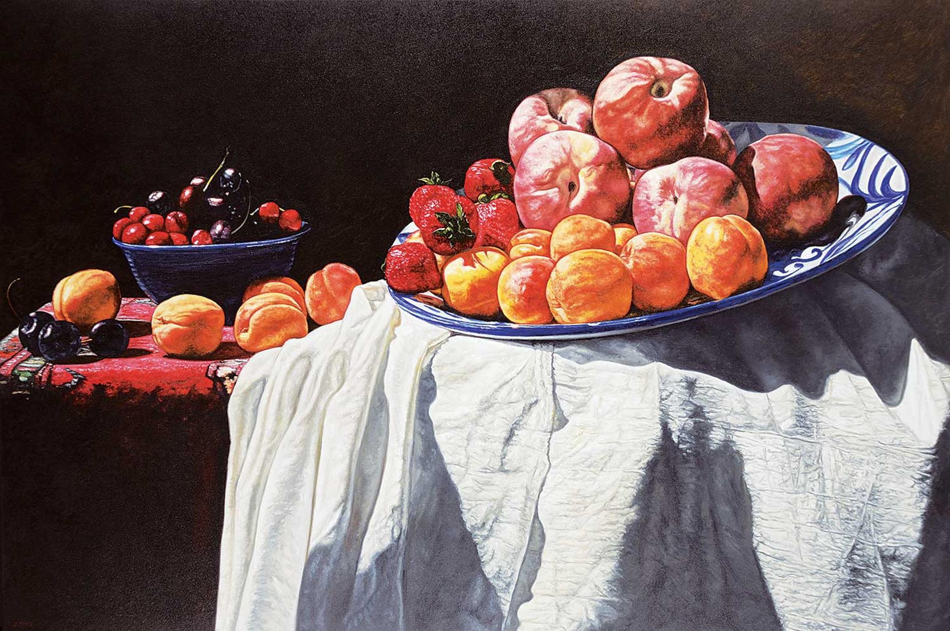 Robert Lemay (1961) - Fruit and Portuguese Plate