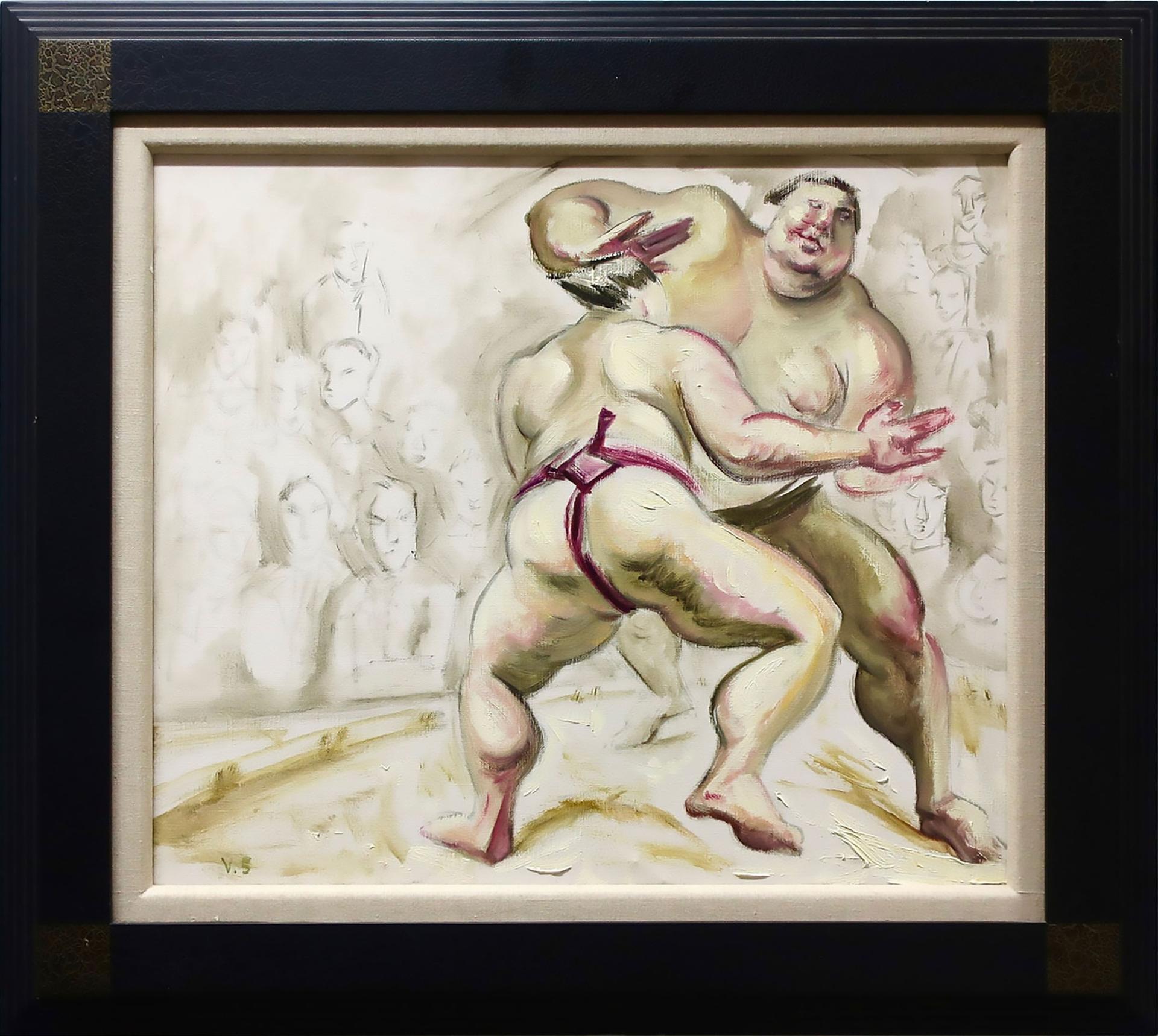 Victor Cinti (1968) - Untitled (Sumo Wrestling)