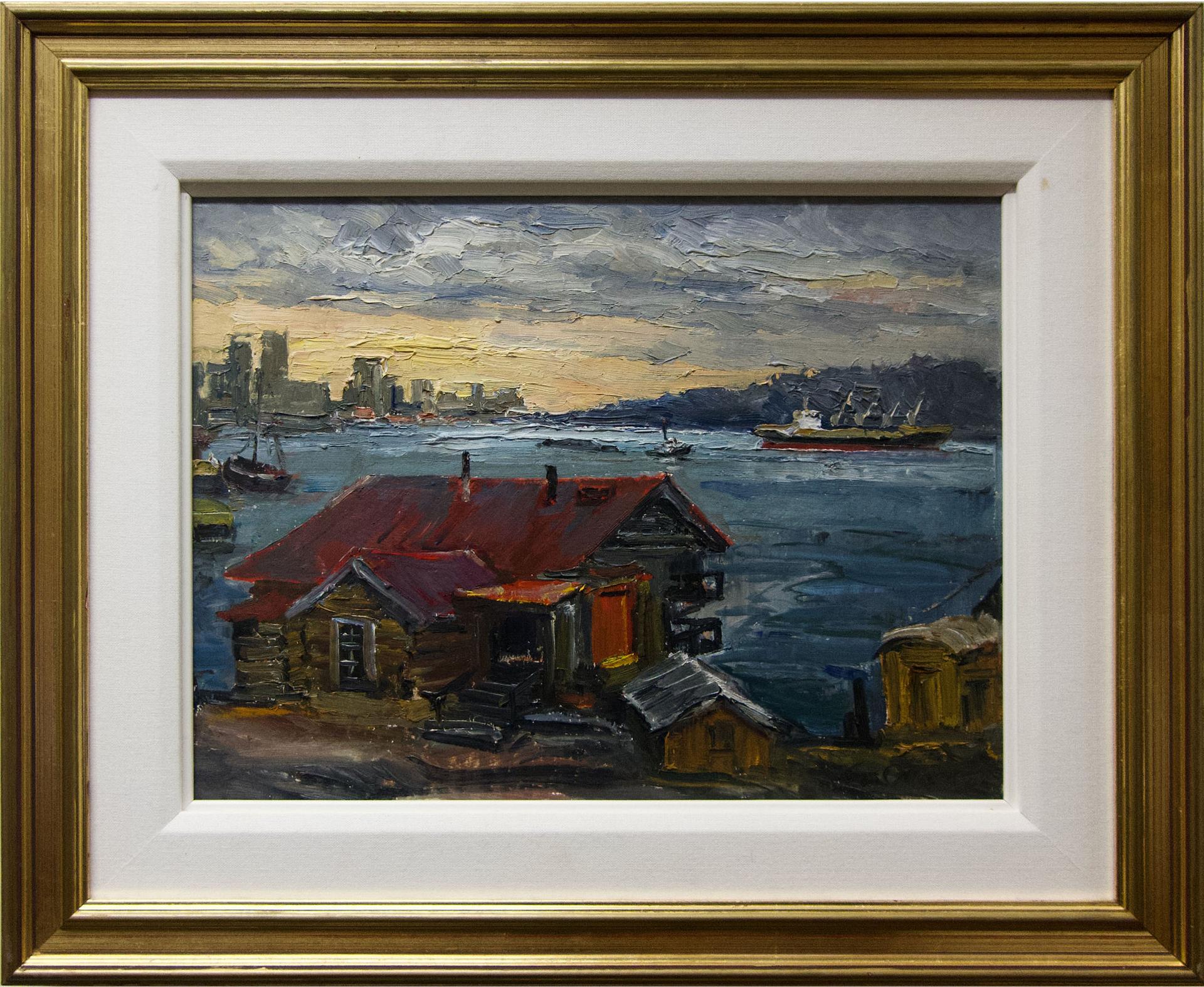 Guttorn Otto (1919-2012) - Vancouver With An Old House