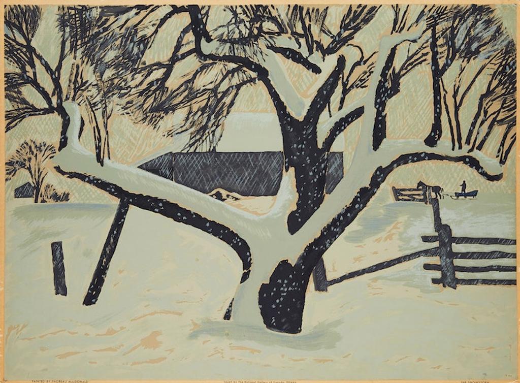 Thoreau MacDonald (1901-1989) - The Snowstorm