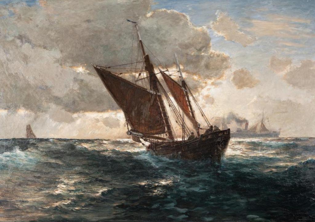 Erwin Carl Wilhelm Gunther (1864-1927) - Sailing Vessels