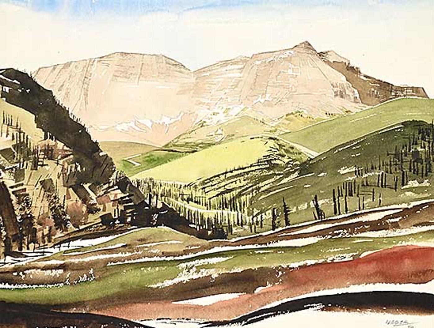 George Weber (1907-2002) - Mt. Armstrong, Highwood Valley