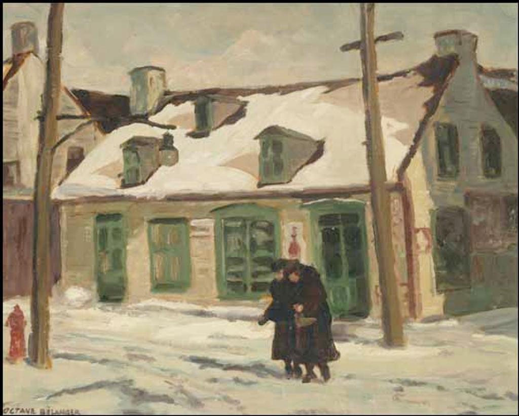 Louis Joseph Octave Belanger (1886-1972) - Vieux Montréal, rues Lagauchetière et Beaudry