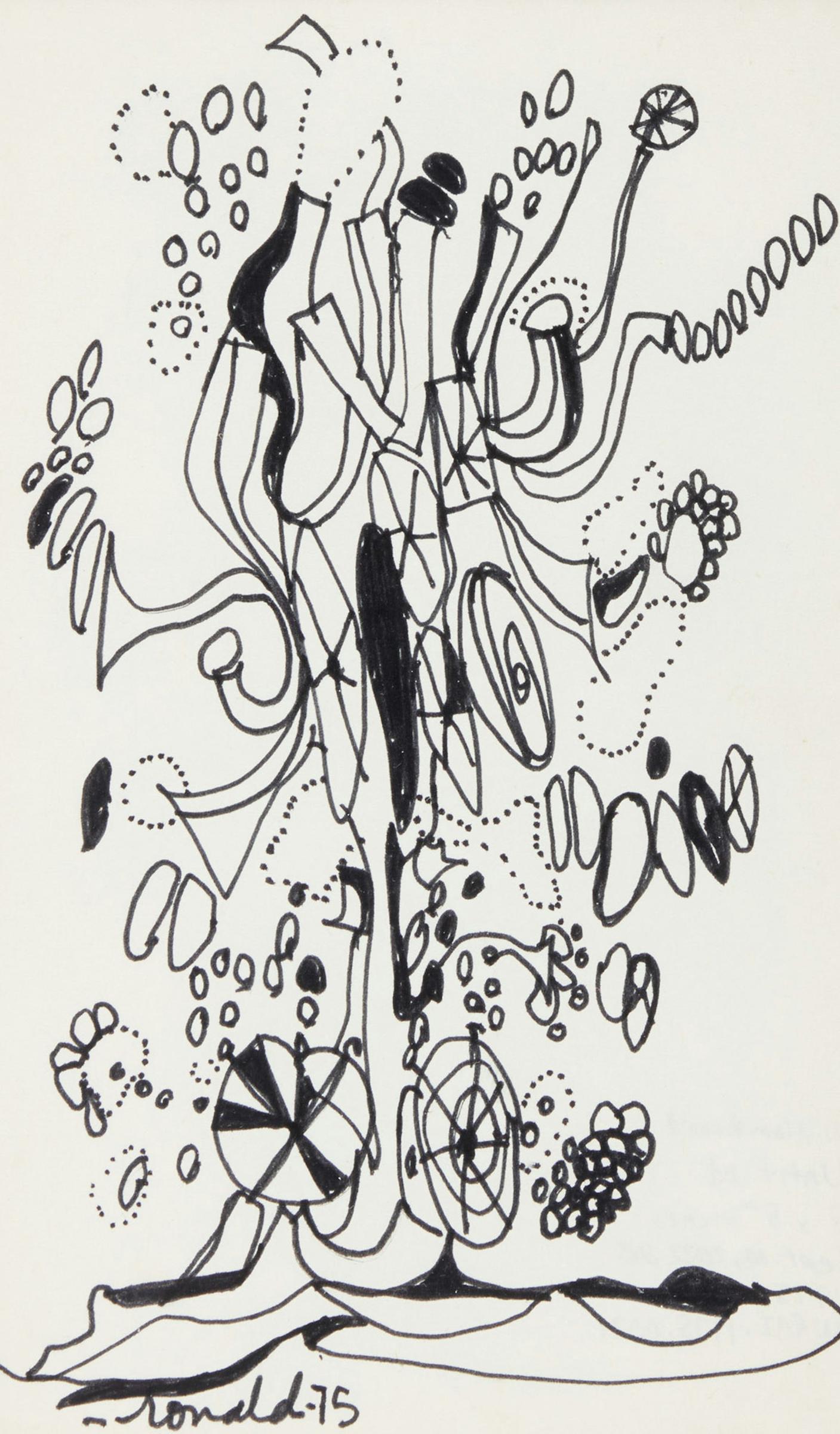 Willam Smith Ronald (1926-1998) - Untitled Drawing (1975-0003)