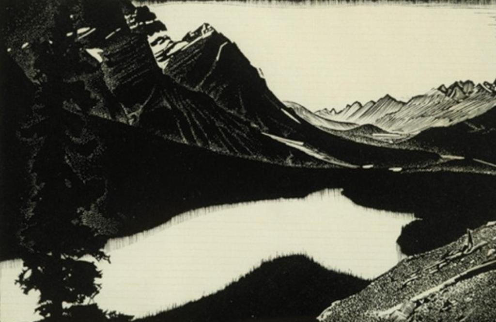 Walter Joseph (W.J.) Phillips (1884-1963) - Mistaya Valley- Peyto Lake
