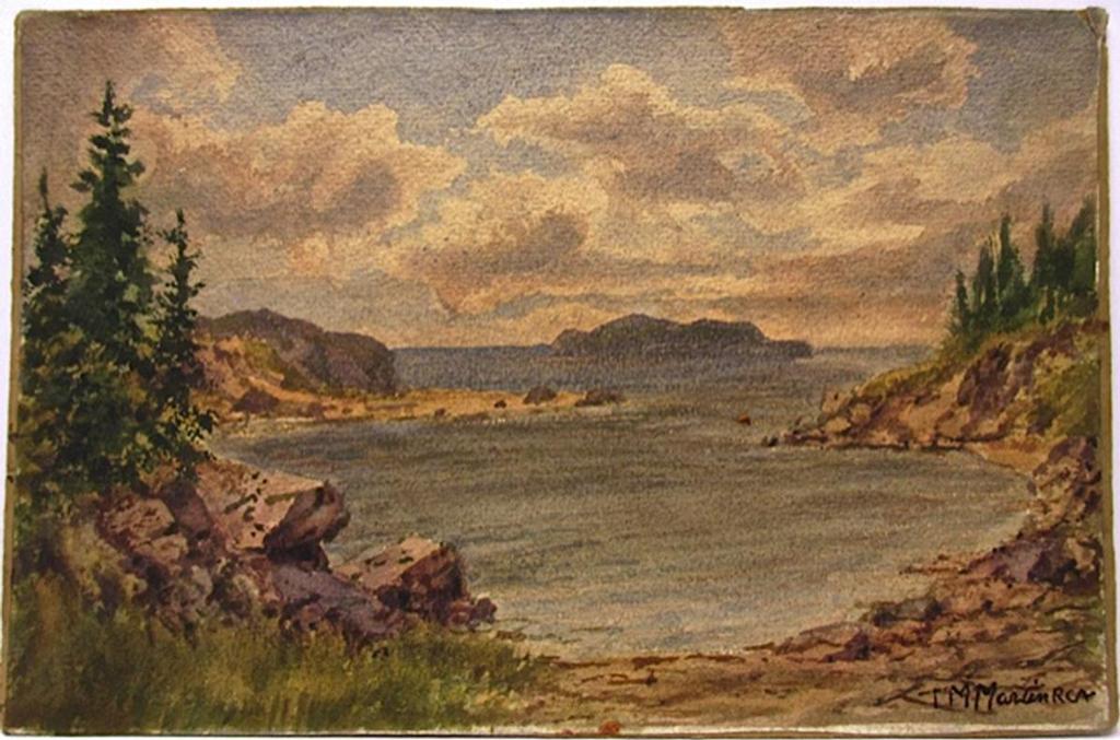 Thomas Mower Martin (1838-1934) - Lake Superior - Northwest Shore; Red Sandstone Cliffs, S. Devon; Lake And Mountains