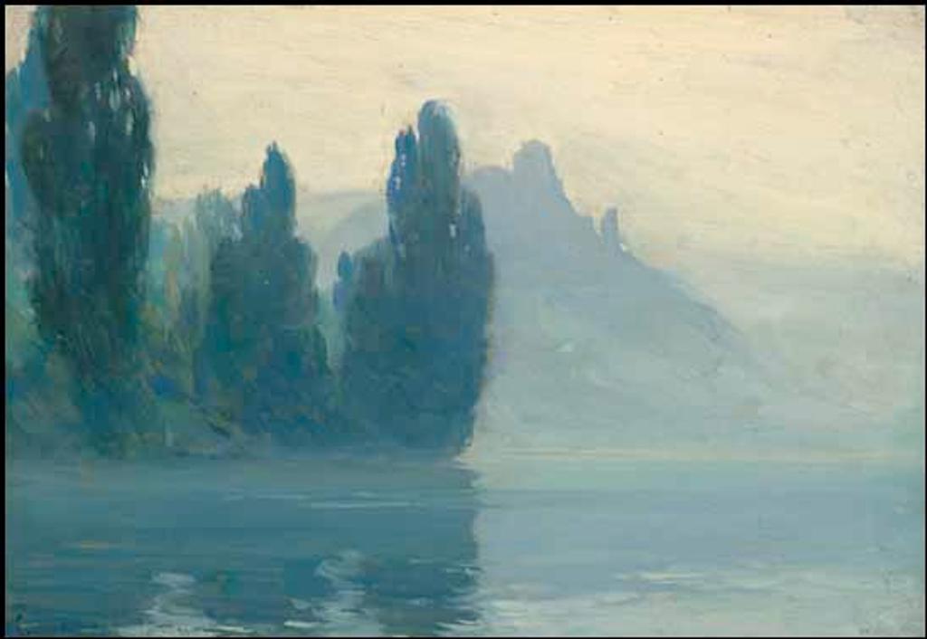 Clarence Alphonse Gagnon (1881-1942) - Misty Morning, Château-Gaillard