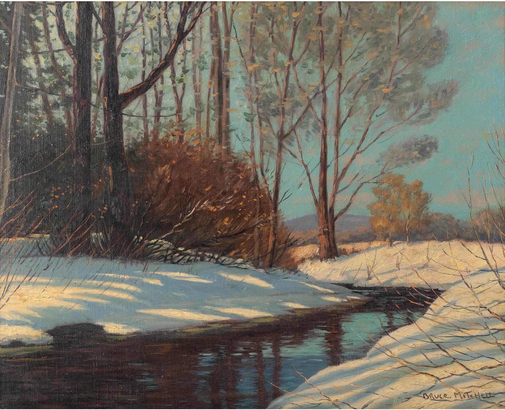 Bruce Mitchell (1912-1995) - Springtime Creek