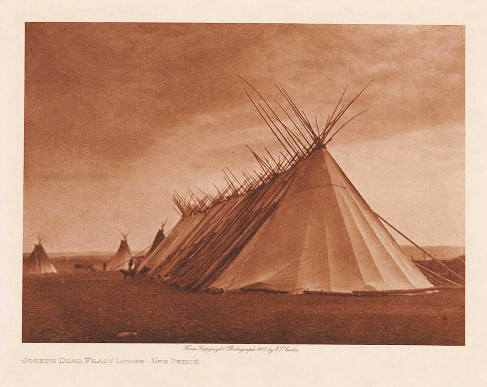 Edward Sherrif Curtis (1868-1952) - Joseph Dead Feast Lodge - Nez Perce