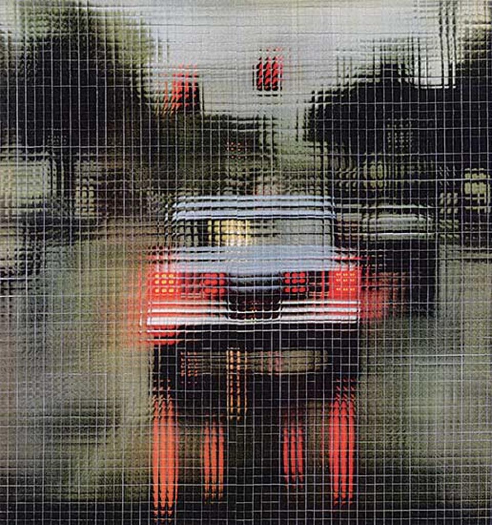 David Hoffos (1966) - 'Red Light', Series 17, 3 x 3 Array