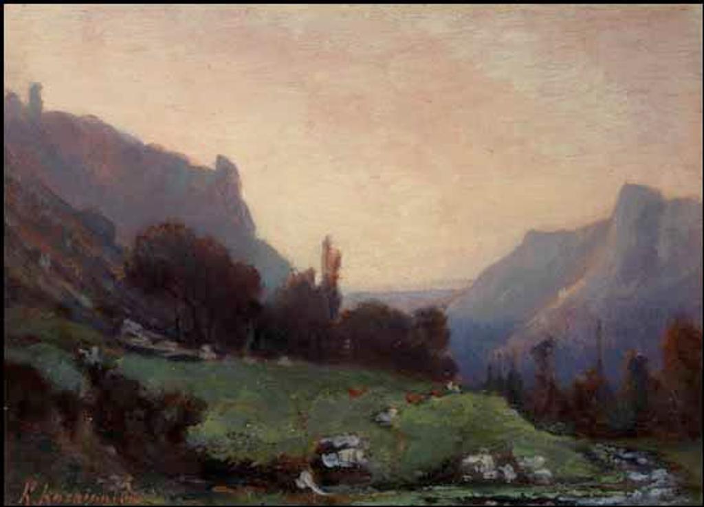 Henri-Joseph Harpignies (1819-1916) - Sunlit Valley