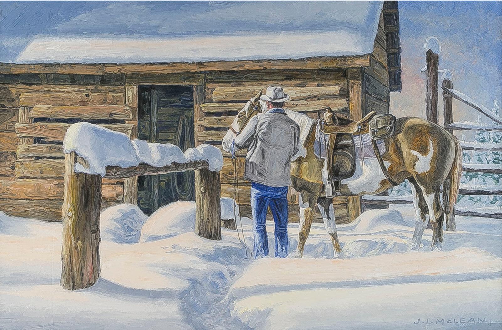 Jack Lee McLean (1924-2003) - J Ranch In The Vidette Lake Area, 50 Miles N.W. Of Kamloops, Bc