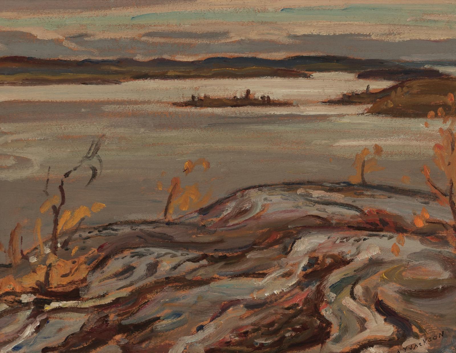 Alexander Young (A. Y.) Jackson (1882-1974) - Lake Athabaska, 1957