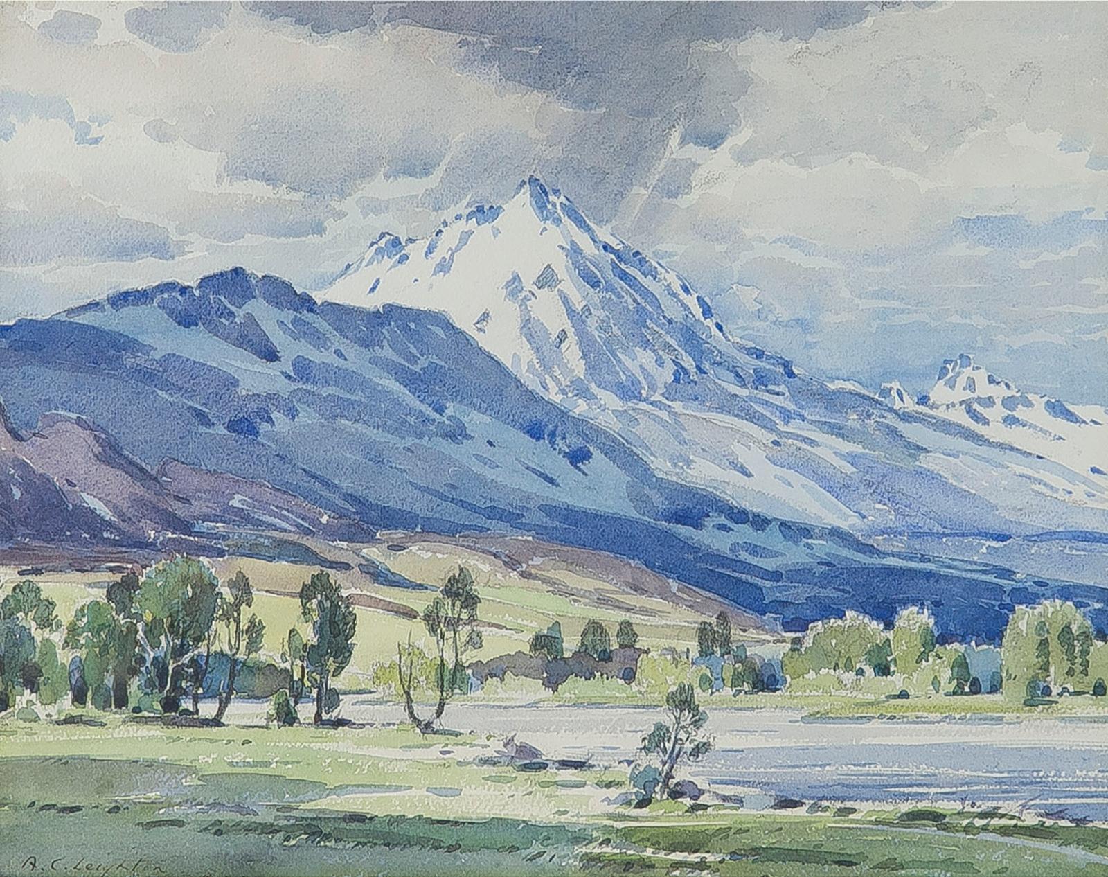 Alfred Crocker Leighton (1901-1965) - Valley Of Yellowstone
