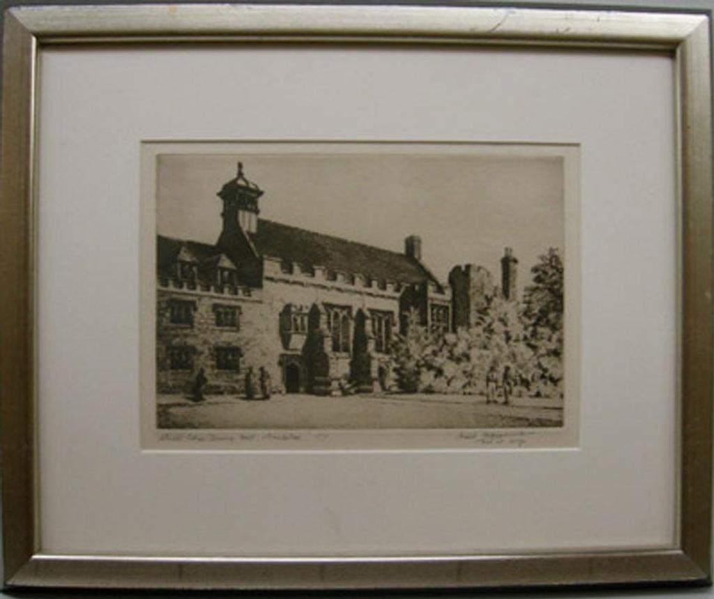 Sybil Andrews (1898-1992) - Christi College Dining Hall, Cambridge