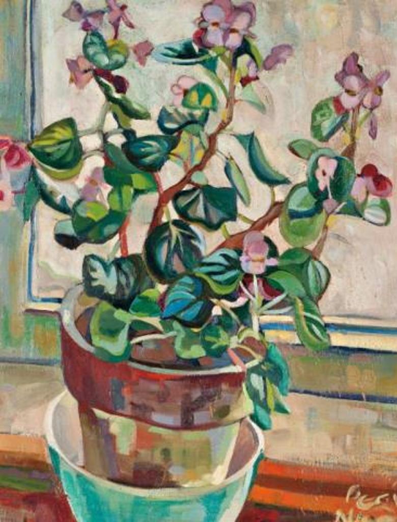 Pegi Margaret Kathleen Nicol MacLeod (1904-1949) - Begonias; Profile of a Man