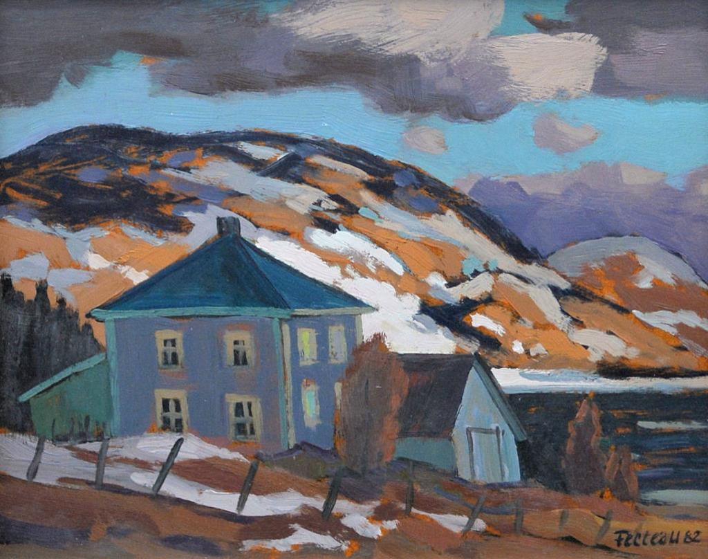 Marcel Fecteau (1927) - Mountain (Laurentian) Near St. Urbain