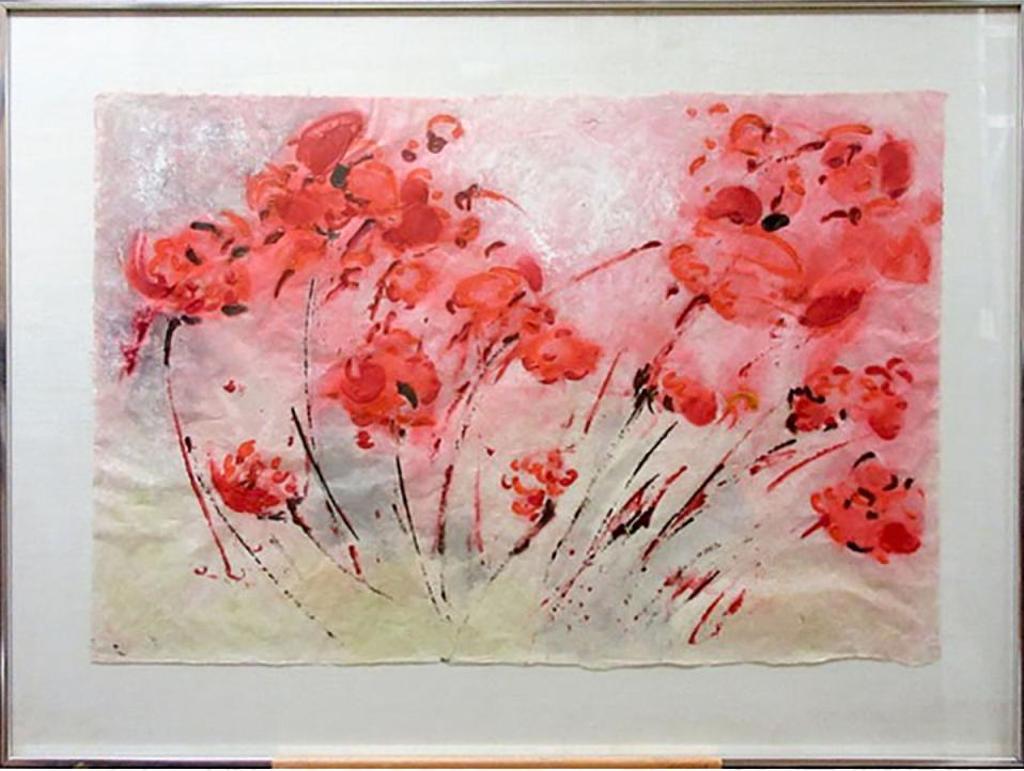 Suzanne Guite (1927-1981) - Untitled (Poppies Blowing In The Wind)