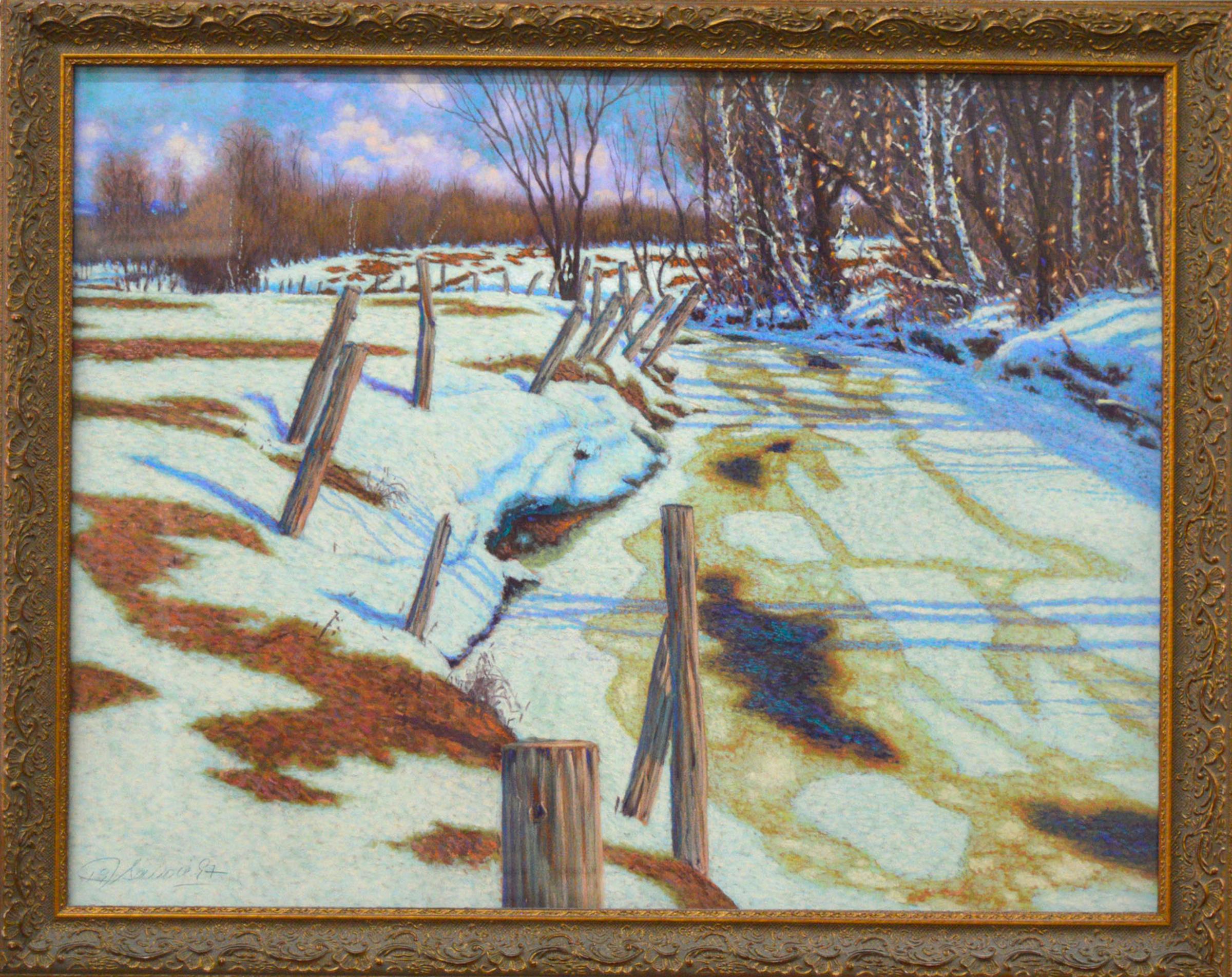 Richard Savoie (1959) - Paysage d'hiver