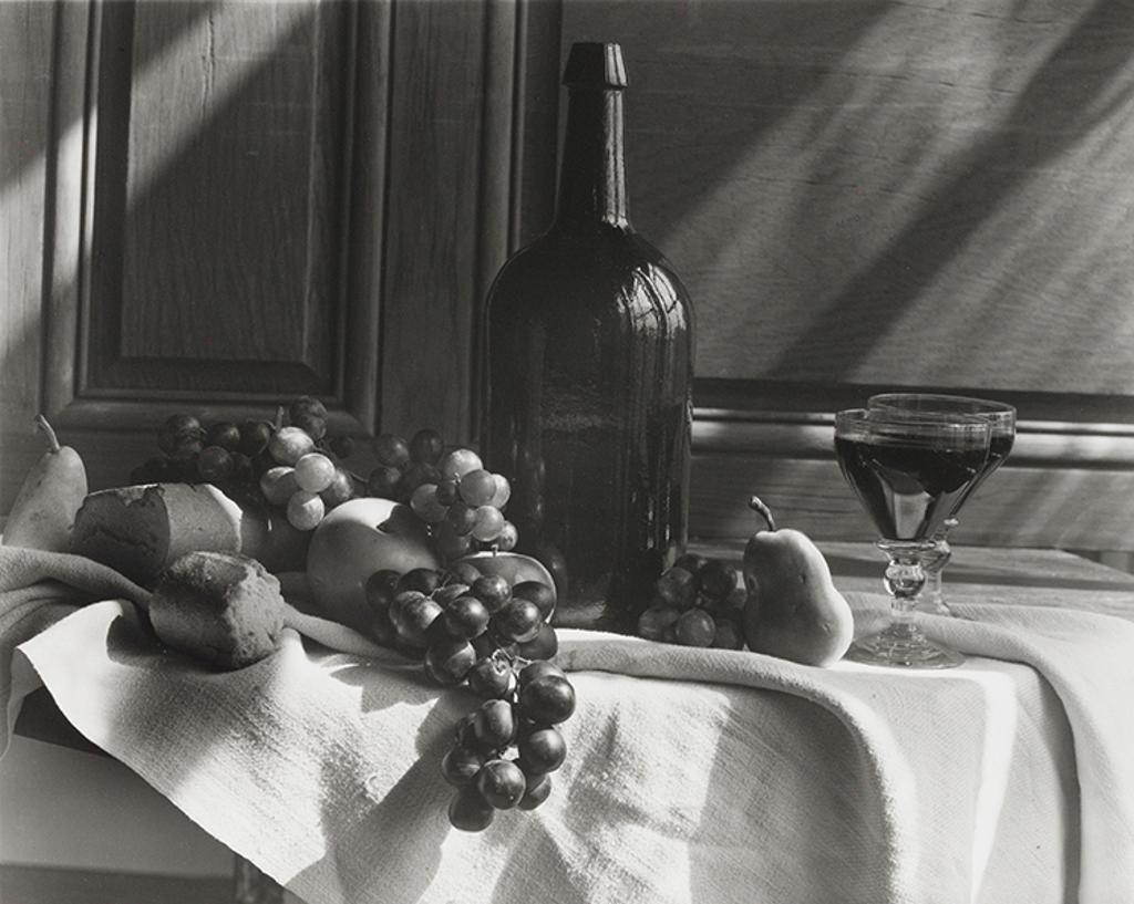 Horst P. Horst (1906-1999) - N.Y. Still Life (Wine, Fruit, Bread)