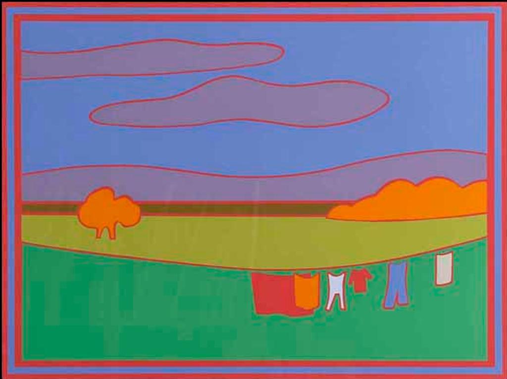 Erica Rutherford (1923-2008) - Washing with Landscape (01963/2013-568)
