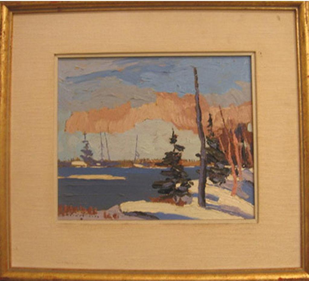 Arthur George Lloy (1929-1986) - Snow And Lake
