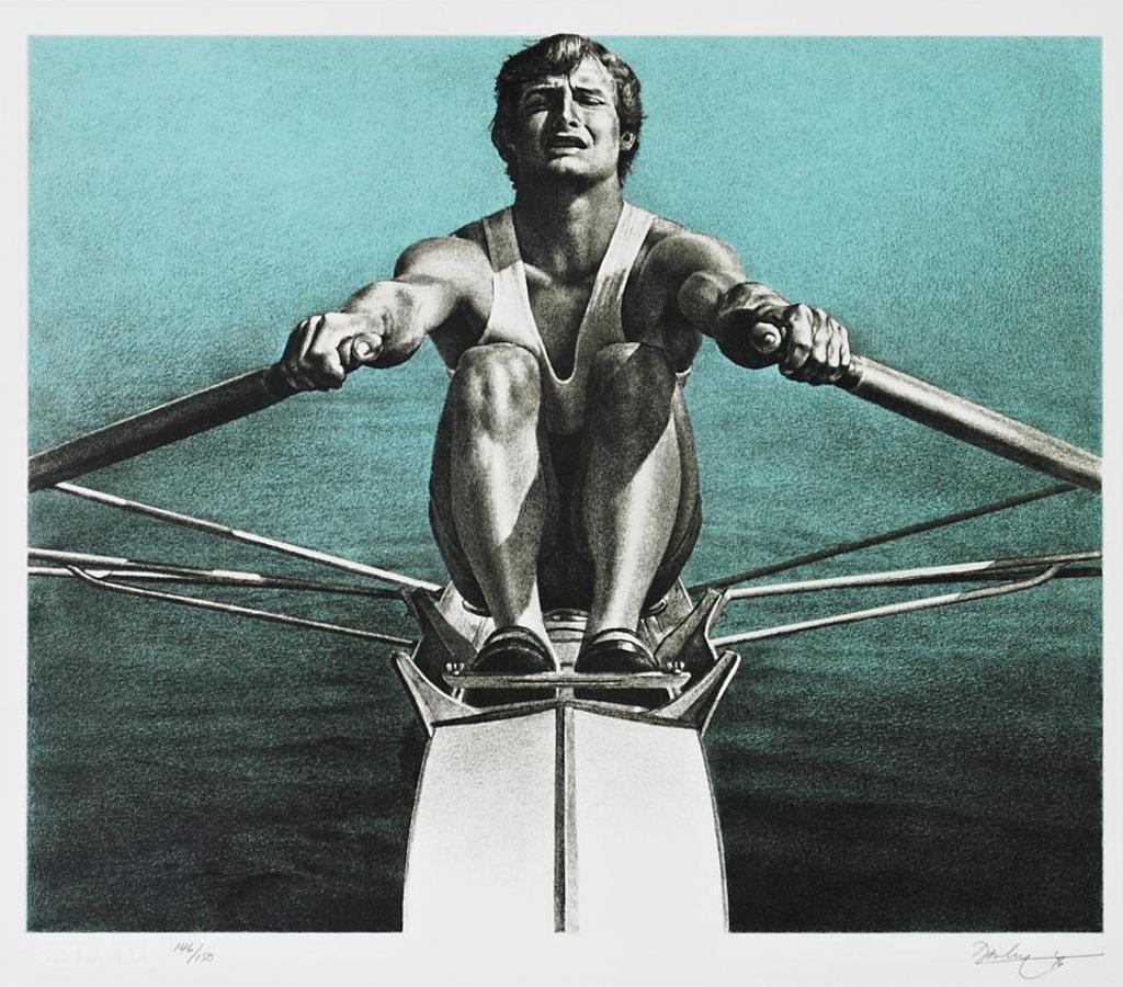 Kenneth (Ken) Edison Danby (1940-2007) - The Sculler