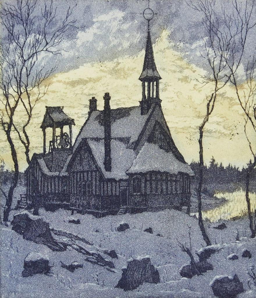 Nicholas Hornyansky (1896-1965) - Georgian Bay Church; Rockwood Mill