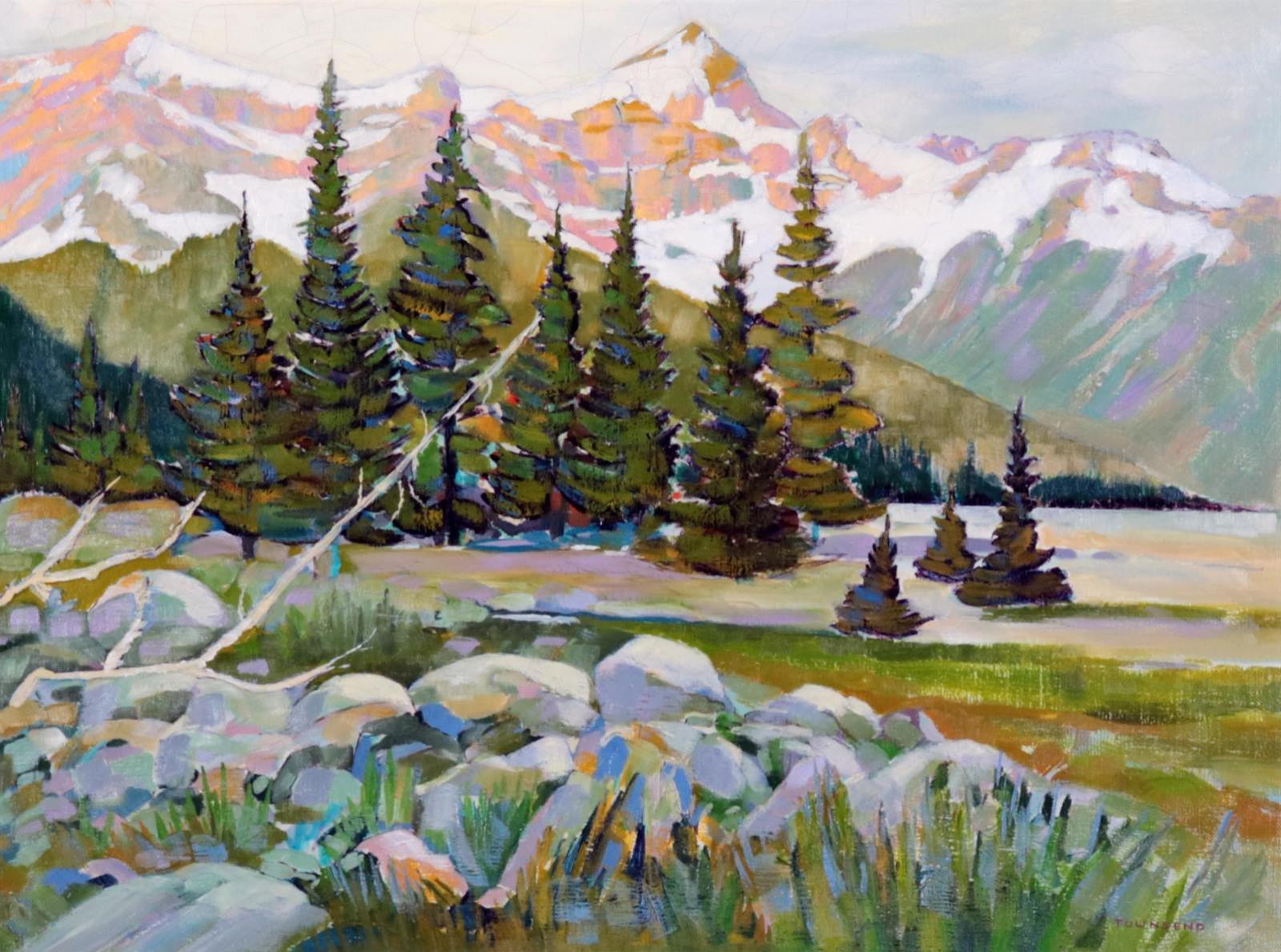 Harold William (Bill) Townsend (1940) - Pretty Country Near Canmore, Alberta