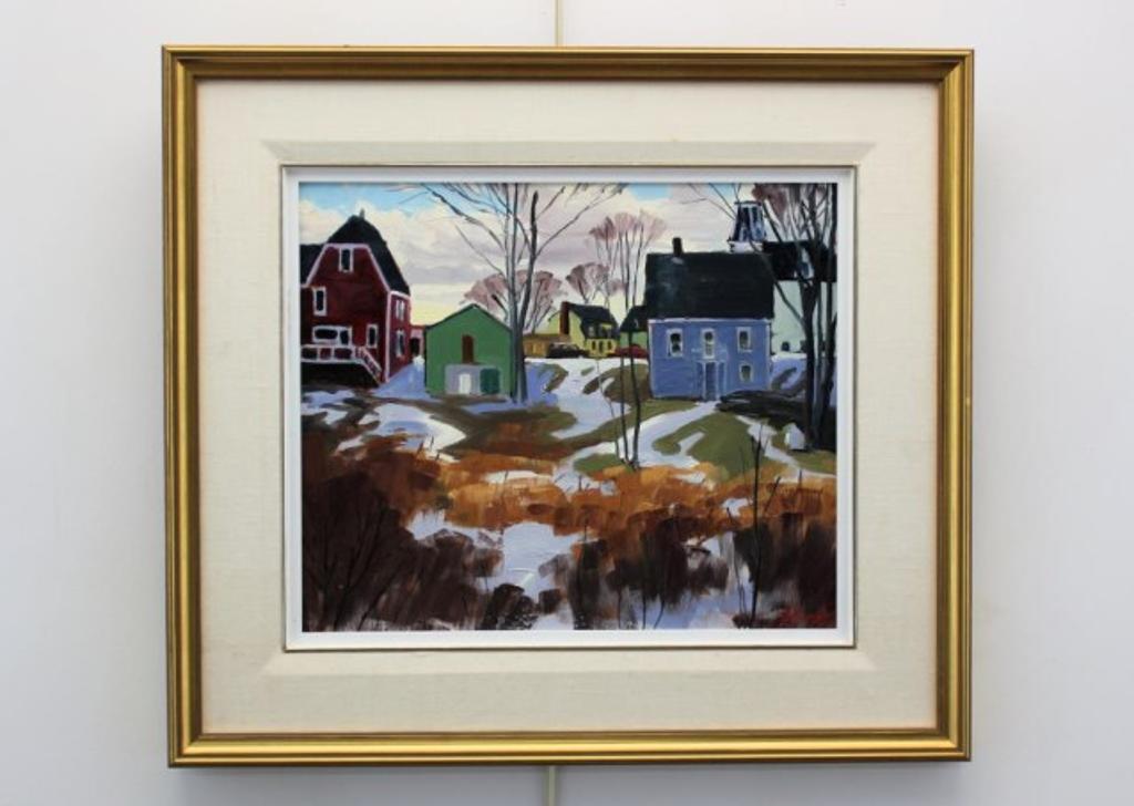 Anthony Law (1916-1996) - Back Yards, Lunenburg