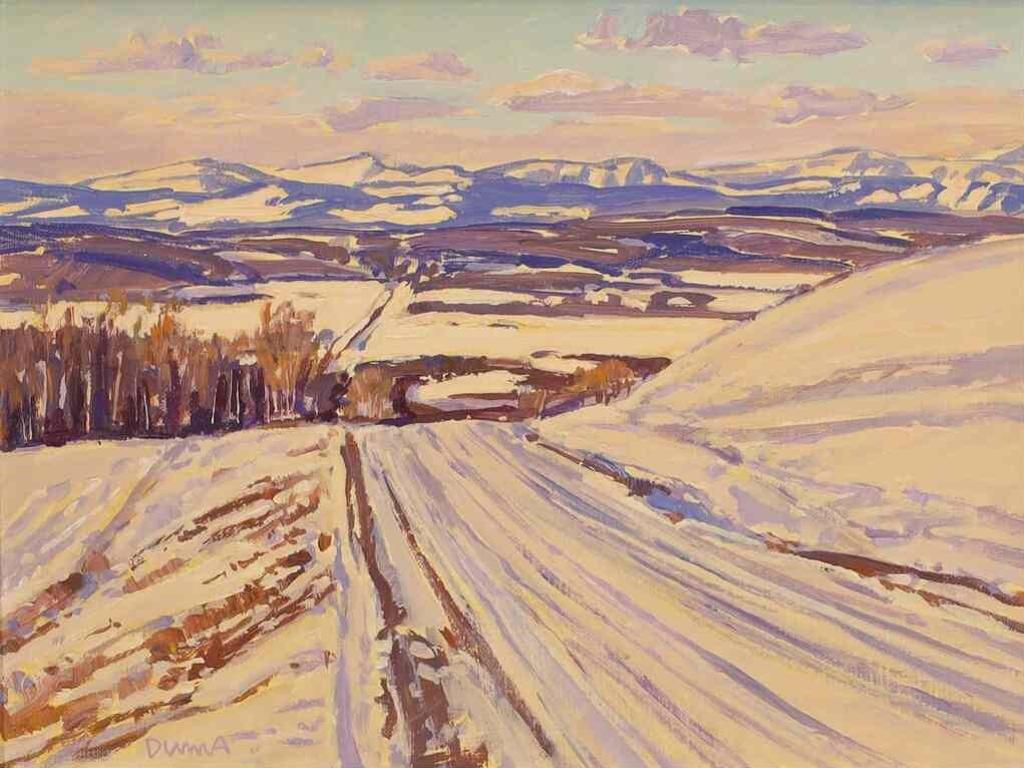 William (Bill) Duma (1936) - Distant Mountains; 1986
