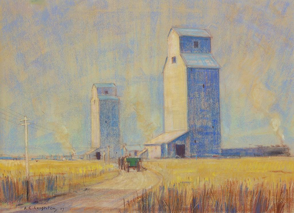 Alfred Crocker Leighton (1901-1965) - Grain Elevators