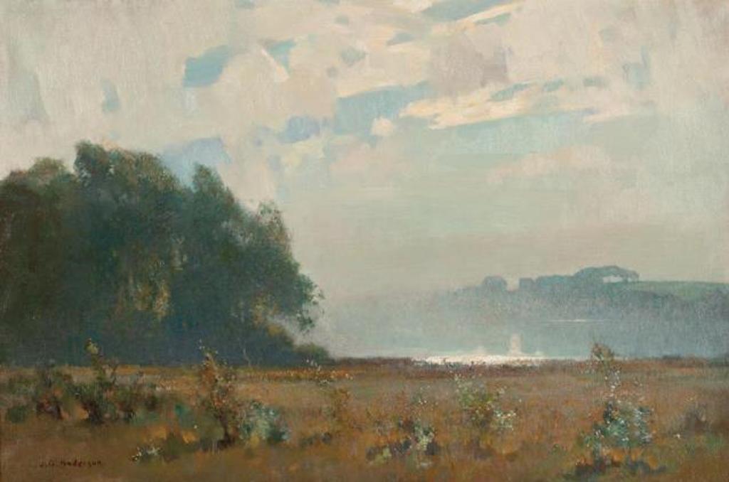 James Bell Anderson (1886-1938) - Mist Shrouded Meadow