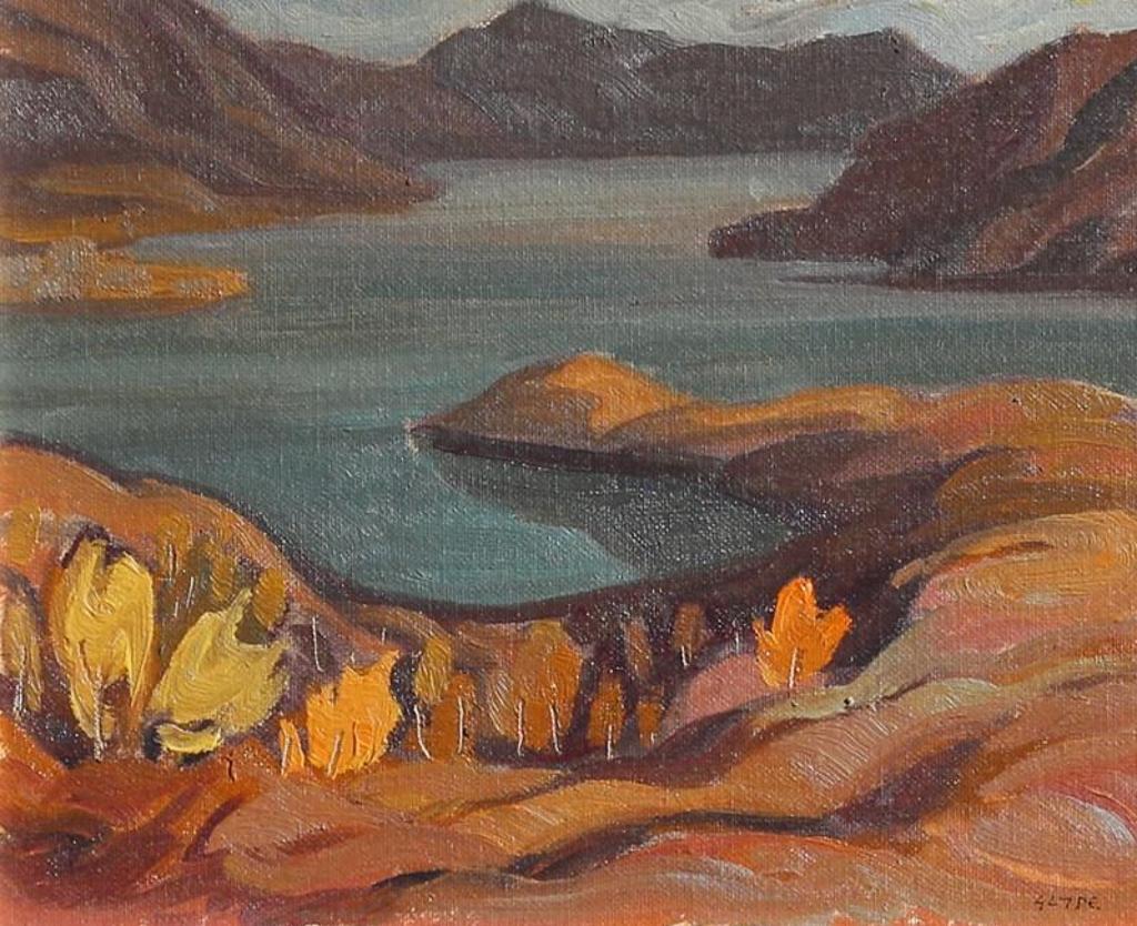 Henry George Glyde (1906-1998) - Kalamalka Lake, Looking South; 1974