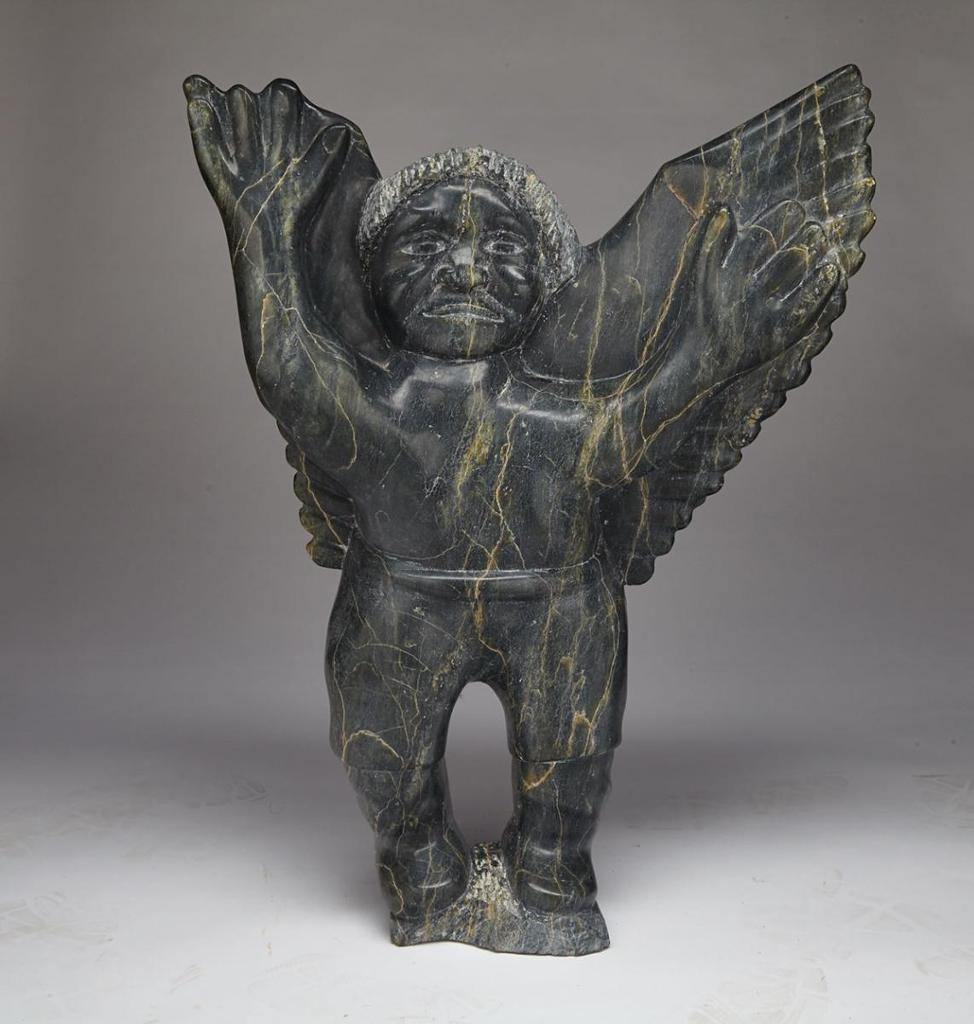 Aqjangajuk (Axangayu) Shaa (1937-2019) - Shaman Bird Transformation