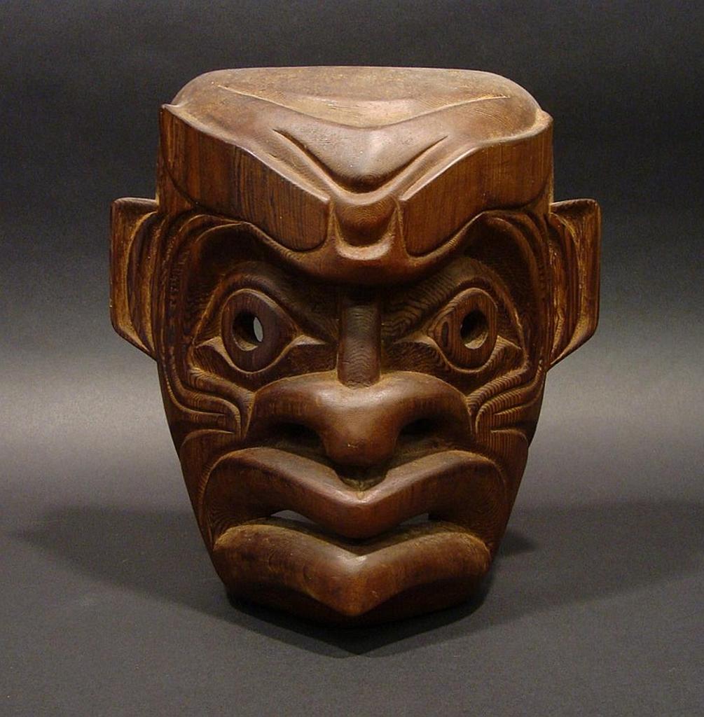 Jack James (1901) - a carved and stained Man of the Woods mask