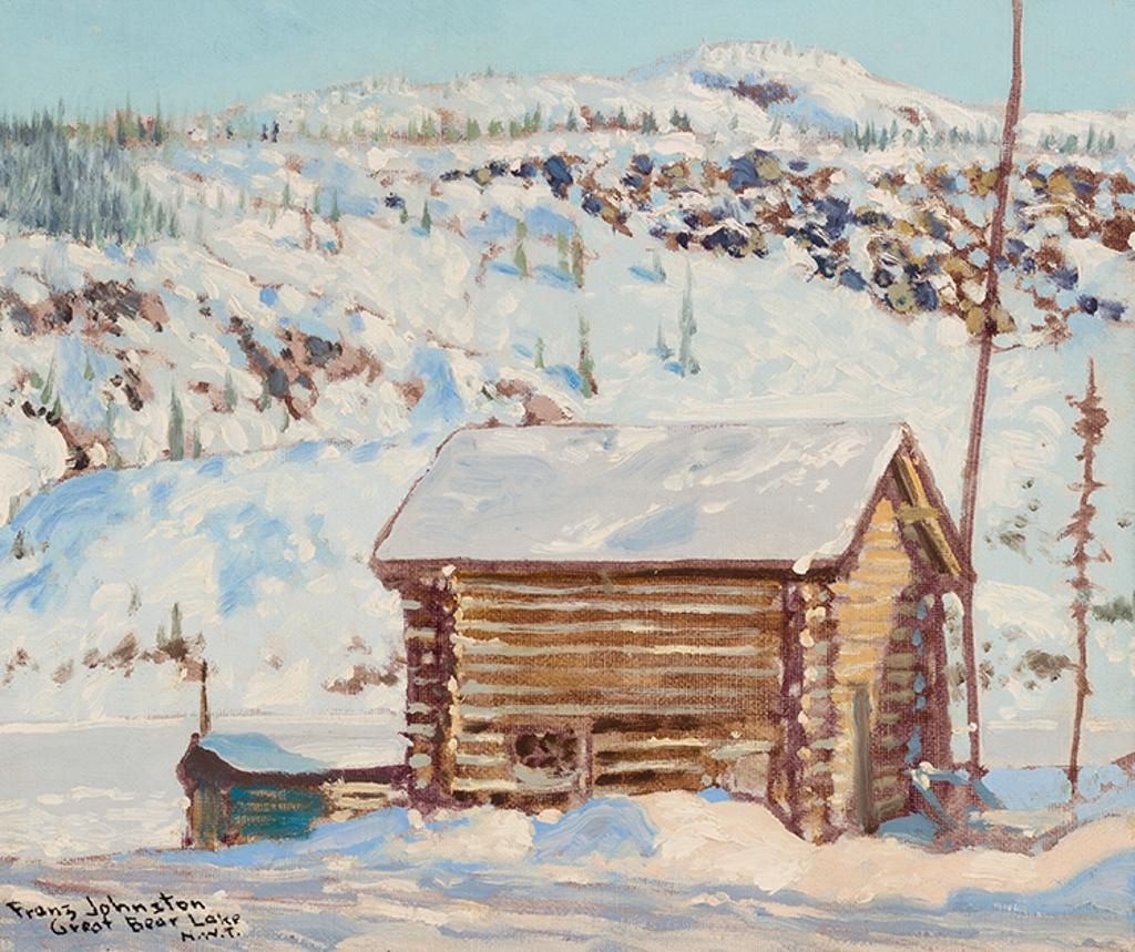 Frank (Franz) Hans Johnston (1888-1949) - Early Buildings at Eldorado, Great Bear Lake N.W.T.