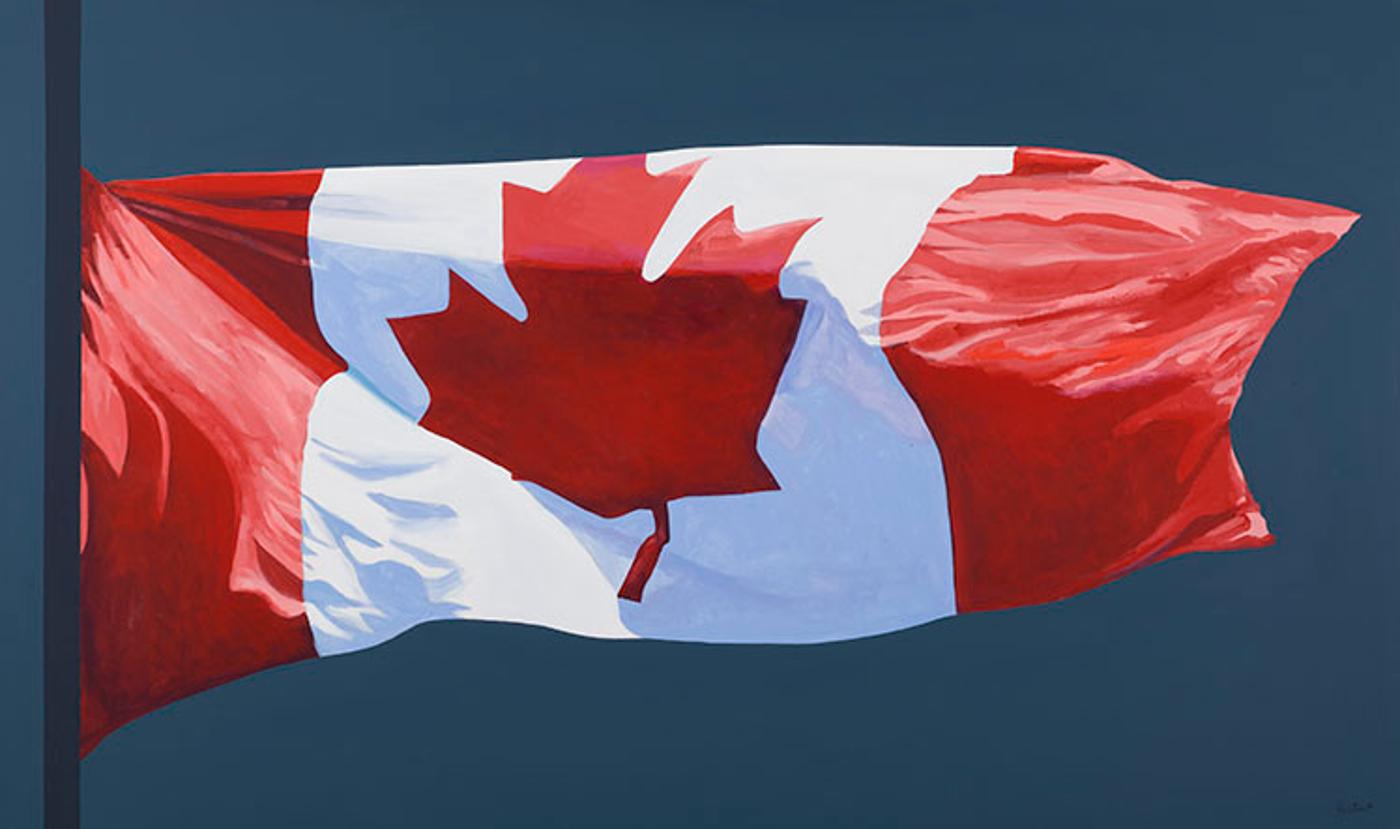 Charles Pachter (1942) - Painted Flag