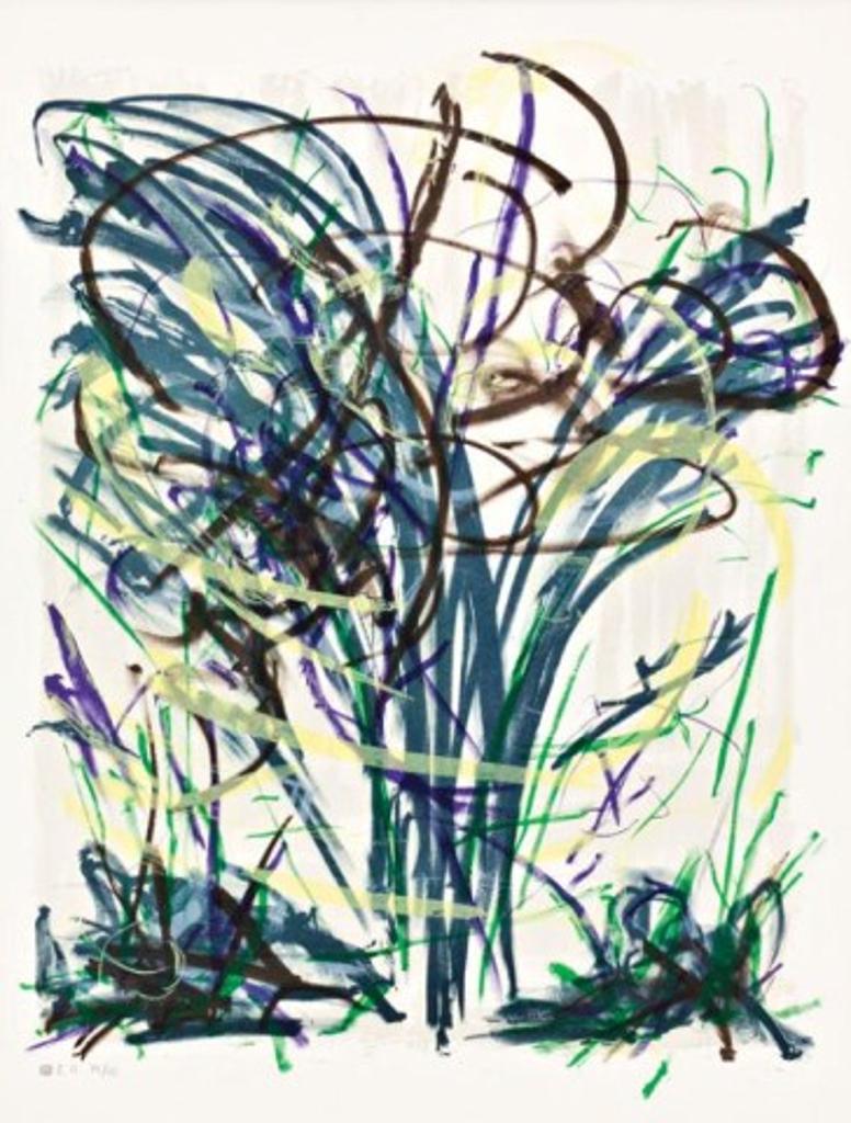 Eva Weis Bentzon (1944) - Abstract Floral Composition