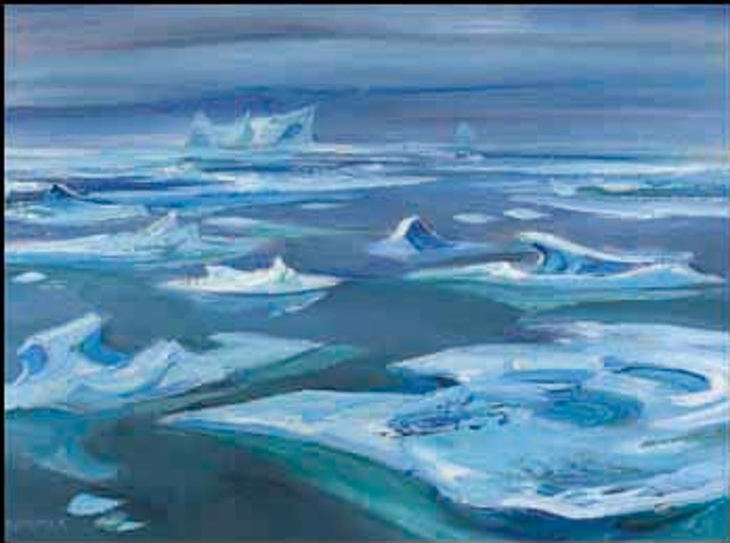 George Douglas Pepper (1903-1962) - Glacier Ice Forms, Davis Strait