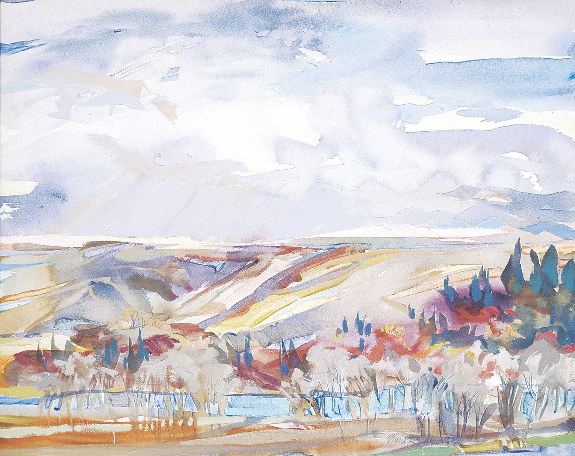 Brent R. Laycock (1947) - Bow River Autumn